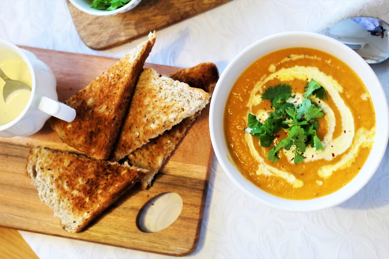 Carrot & coriander soup recipe / zupa z marchewki i kolendry