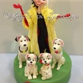 Cruella z pieskami