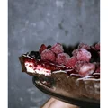 KOKOSOWA TARTA Z MALINAMI