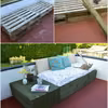 Sofa wykonana z palet