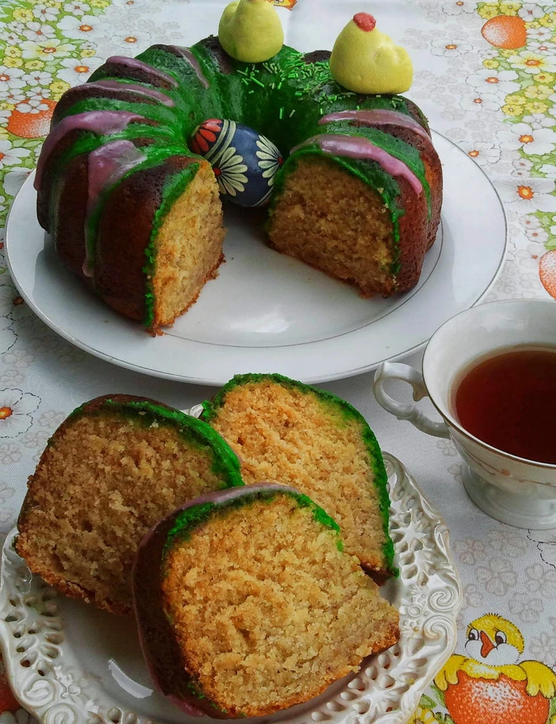 babka bananowa ponczowana rumem