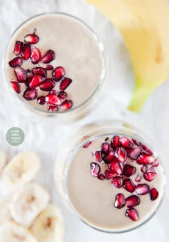 Bananowe lassi proteinowe
