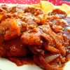 Schab w pomarańczach