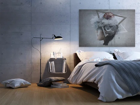 Wehikuł wyobraźni - nowoczesny obraz na płótnie