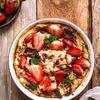 Najprostszy pudding chlebowy z owocami i o tym, co zrobić z czerstwego chleba