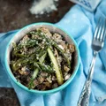 Orkiszotto z grzybami