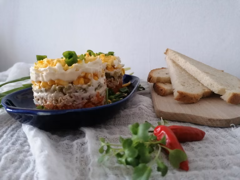 sałatka z tuńczykiem