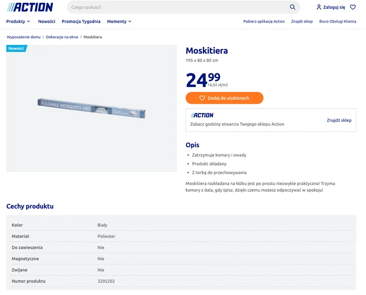 Zdjęcie Wszyscy mówią o tym gadżecie z Action za 24,99 zł! Mały, lekki i składany – masz spokój na całe lato #1