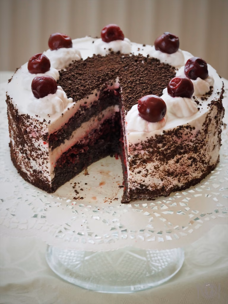Keto tort szwarcwaldzki (Paleo, LowCarb, bez nabiału)