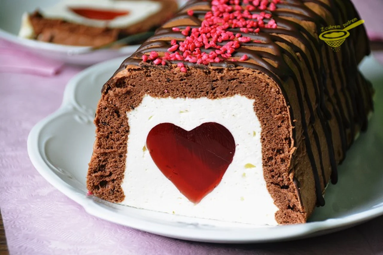 ciasto na Walentynki