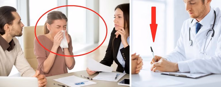 Przeziębienie - odwieczny dylemat czy iść do pracy, czy do lekarza?