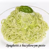Spaghetti z bazyliowym pesto