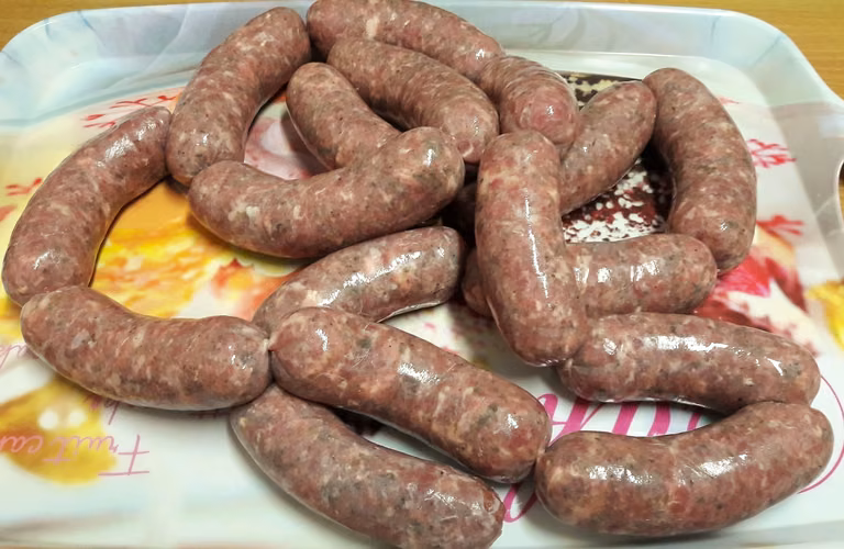 Swojska, domowa biała kiełbasa