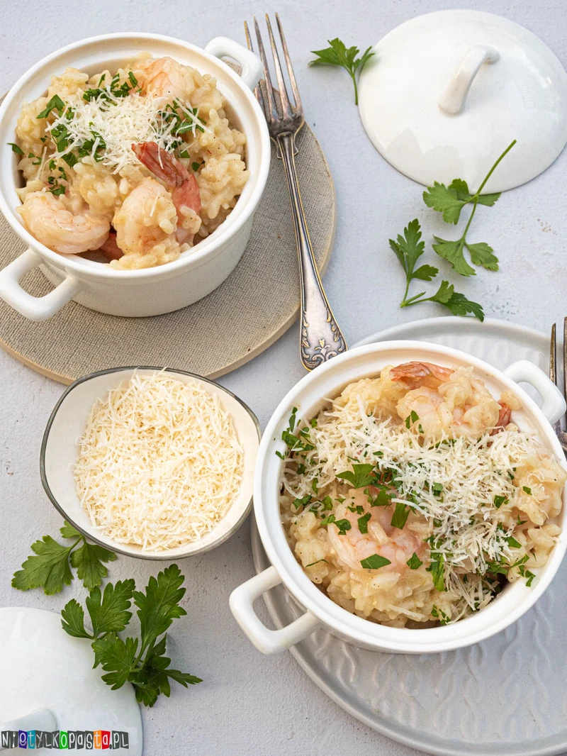 Risotto z krewetkami