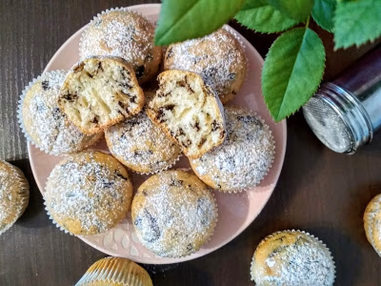 Muffinki z płatkami czekolady