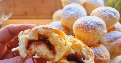 Babeczki a'la pączki -prosty przepis