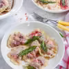 Pierogi z botwiną i fetą