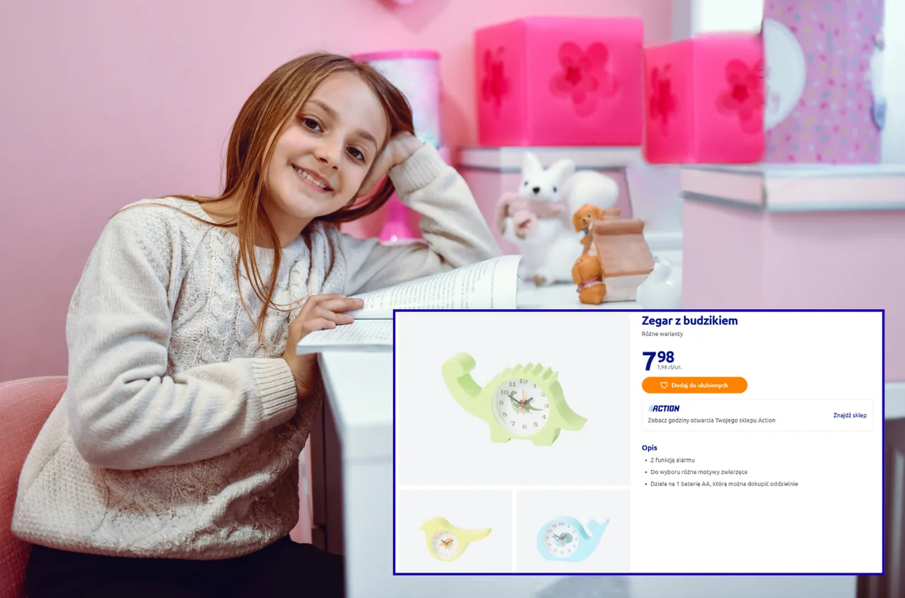 Zegar z budzikiem z Action za niecałe 8 złotych? Zwierzakowy HIT do dziecięcego pokoju!