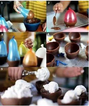 Czekoladowe miseczki