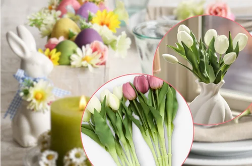 Te silikonowe tulipany wyglądają jak żywe! Wstaw je do wazonu z wodą, a nikt nie uwierzy, że są sztuczne