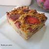 Pieczona owsianka z truskawkami