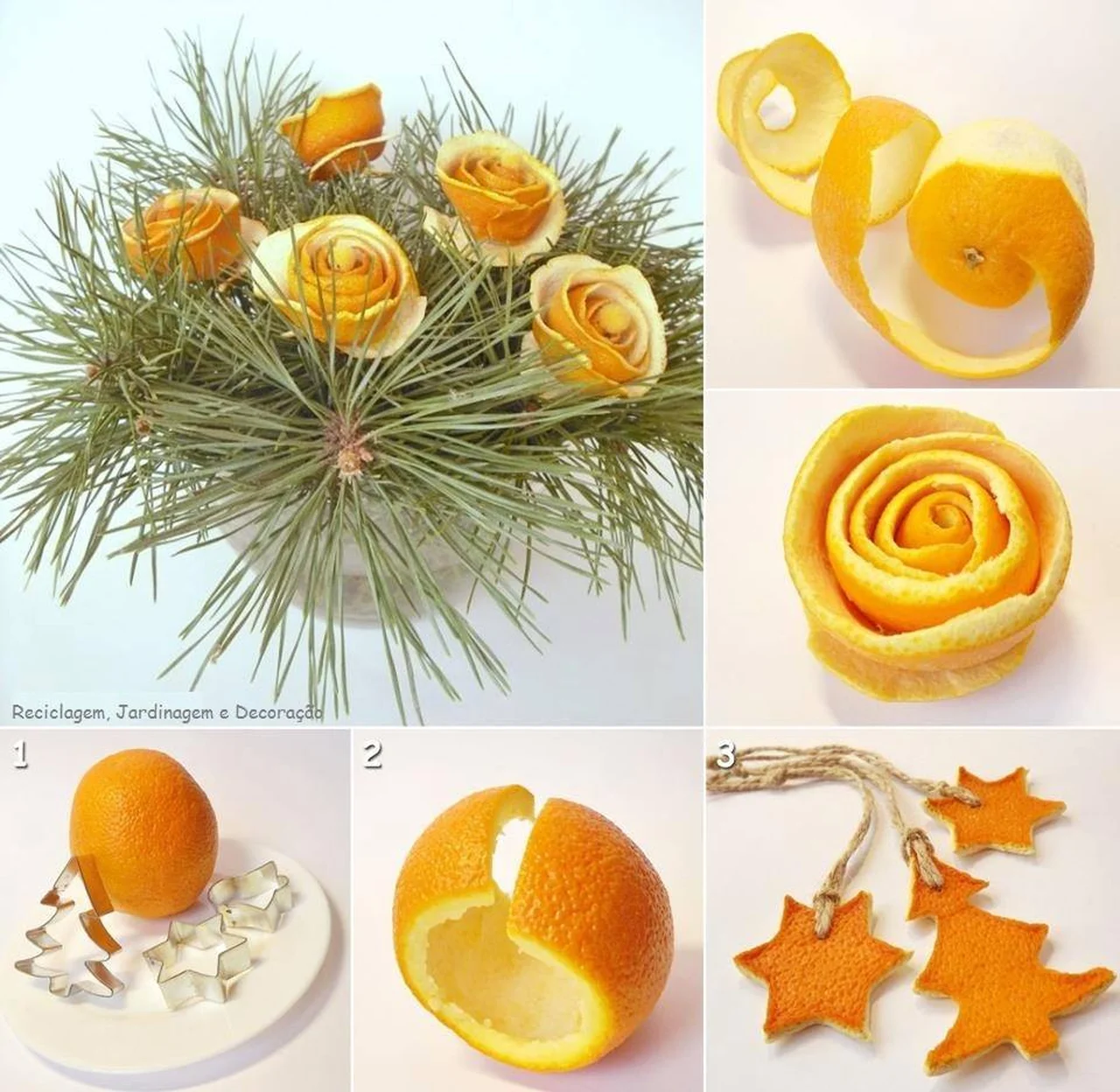 Dekoracje z pomarańczy