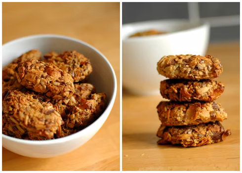 chrupiące granola barsy-y