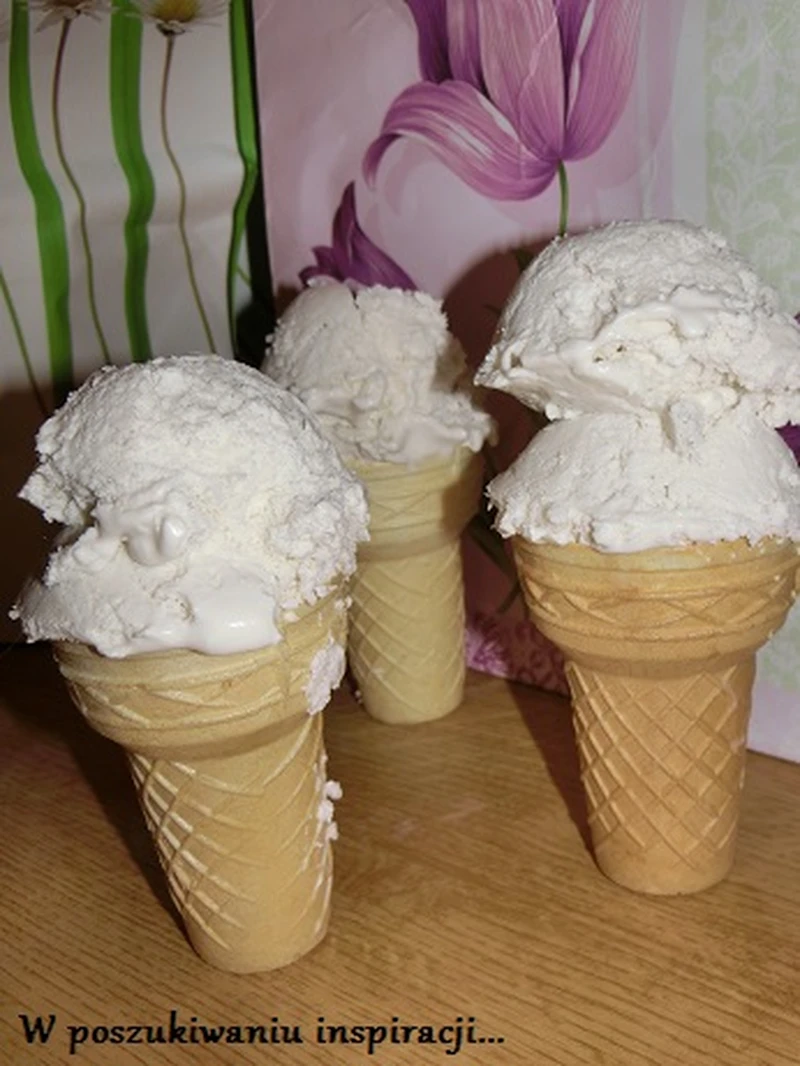 Lody kokosowe bez maszynki i bez jajek