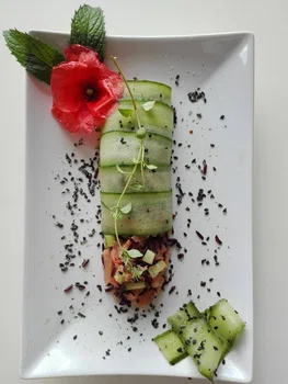 Sushi z zielonego ogórka