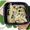 Conchiglioni (muszle) ze szpinakiem i fetą w sosie beszamelowym