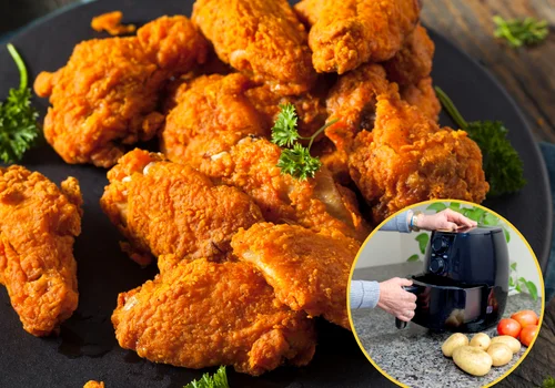 Skrzydełka z kurczaka z Airfryera jak z KFC? Ten trik z mąką ziemniaczaną to klucz