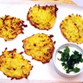 Pieczone placki ziemniaczane