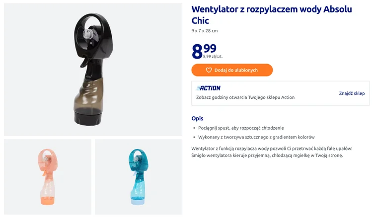 Zdjęcie Hit na upał z Action za 8,99 zł! Tani, mały i mega skuteczny #1