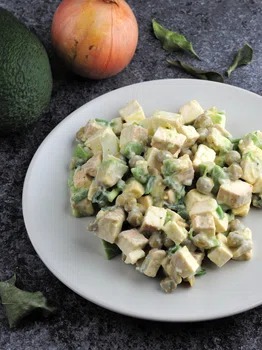 Tofu, Awokado i groszek (w polskim, zimowym wydaniu)