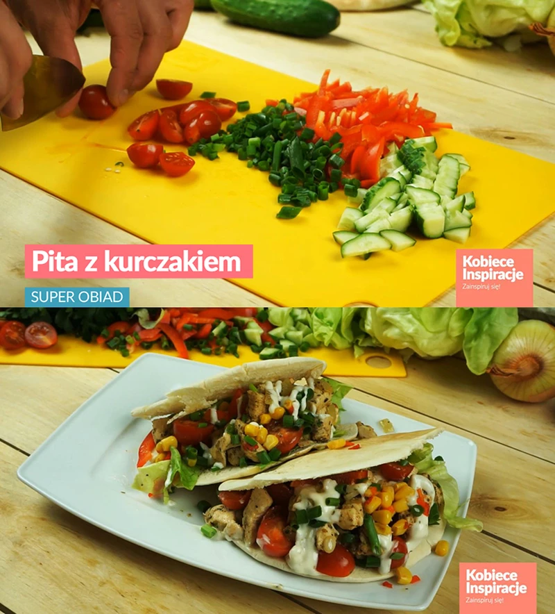 Pita z kurczakiem - SUPER OBIAD