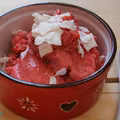 Sorbet truskawkowo-kokosowy