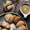 Pierogi drożdżowe - półfrancuskie z jagodami