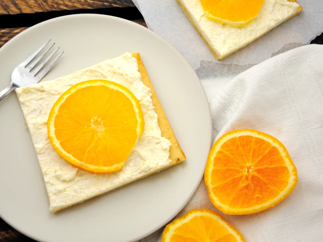 Ciasto Pomarańczowe z Serkiem