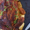 Pieczona kaczka z jabłkami (w rękawie)
