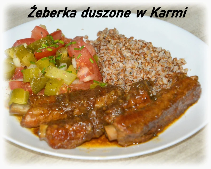 Żeberka duszone w Karmi