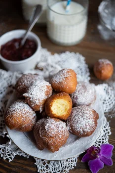 Ekspresowe pączki z serka homogenizowanego