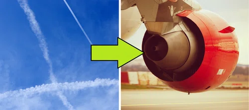 Białe smugi, które zostawia za sobą samolot – czy wiesz, co to jest?