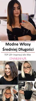 Modne Włosy Średniej Długości – TOP 20+ Inspiracji dla Was