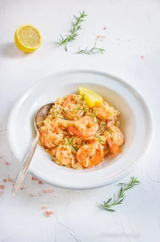 Risotto z krewetkami