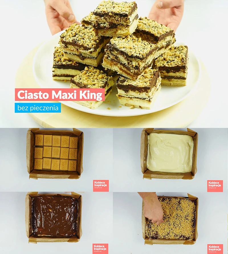 Ciasto Maxi King - BEZ PIECZENIA