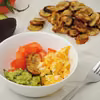 Bananowe Chipsy i Jajecznica z Guacamole