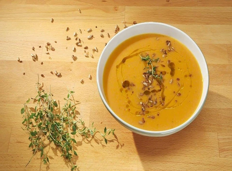 Krem z dyni z mleczkiem kokosowym (Thermomix)