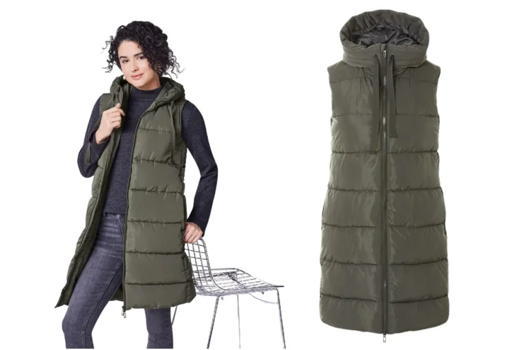 Zdjęcie Te pikowane kamizelki z Lidla za 55 zł robią furorę wśród kobiet! Wodoodporne, a lekko taliowany, długi krój robi super efekt #4