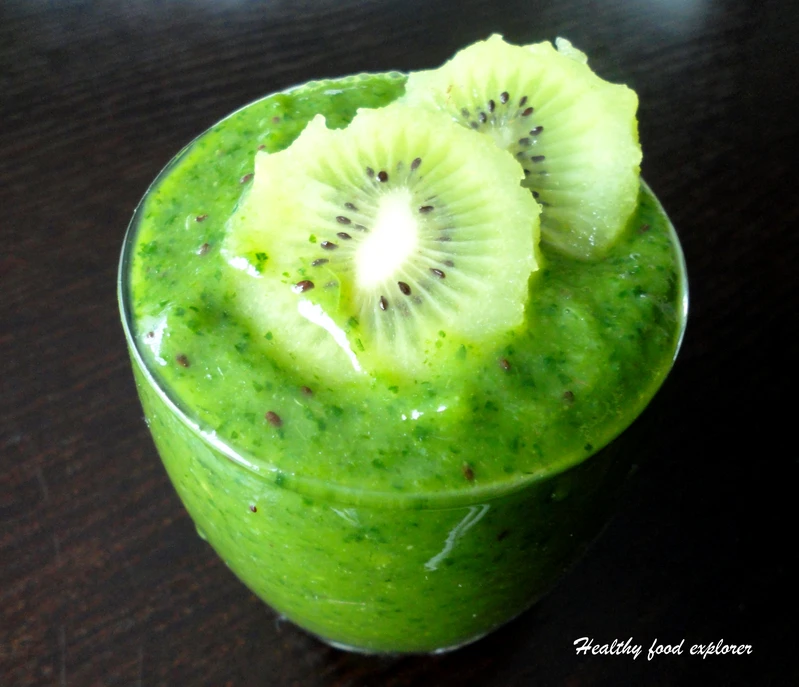 Zielone smoothie ze szpinaku