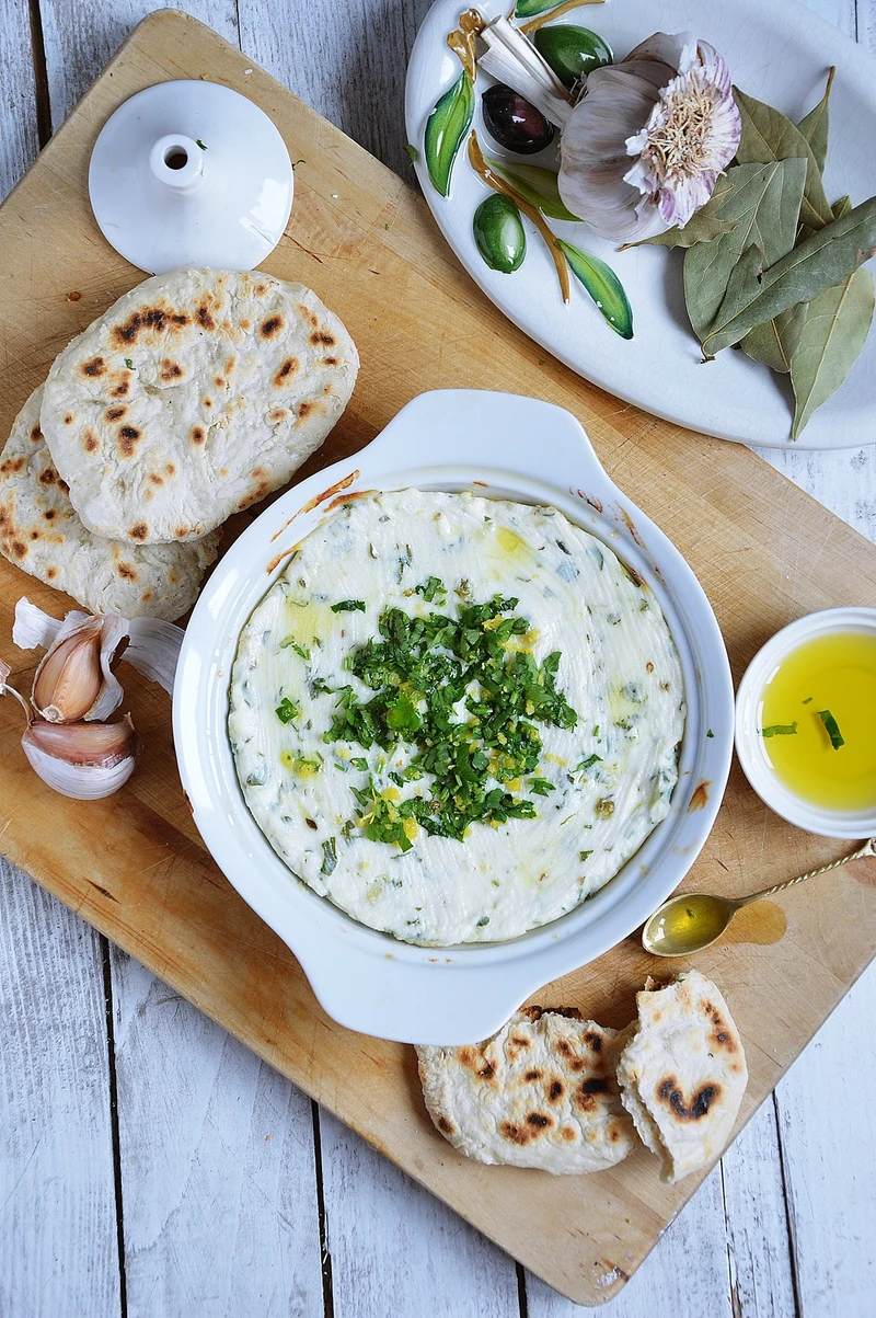 Pieczona ricotta z gremolatą